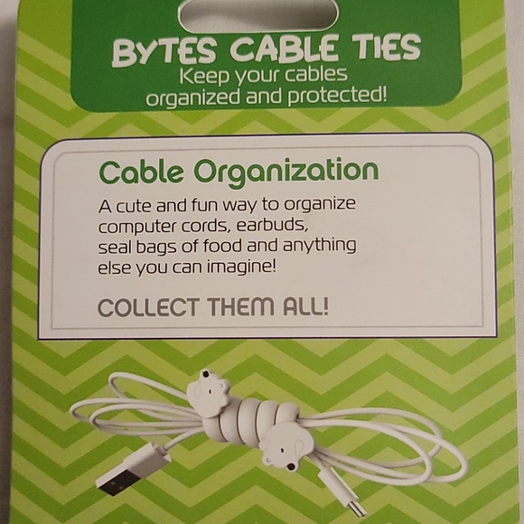 NEW Cord Bytes Cable Protectors & 4 Pc Cable Ties - Picture 8 of 15
